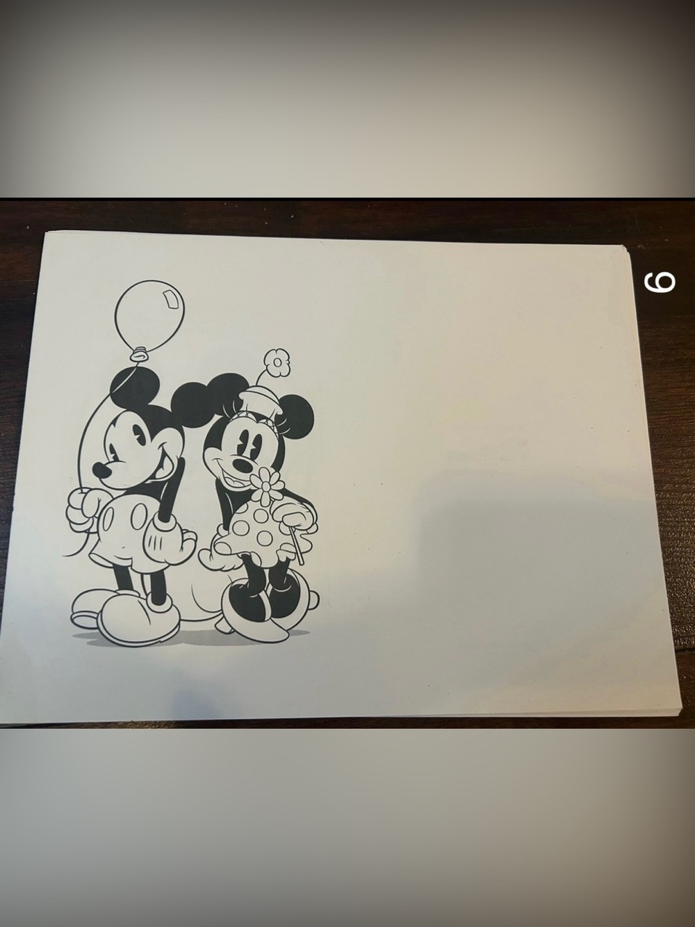 6 Disney world postcards